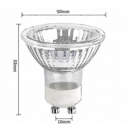 5 Pcs Gu10 35w Halogen Spotlight Bulb Dimmable, Halogen Reflector Lamps Lucky_B 2