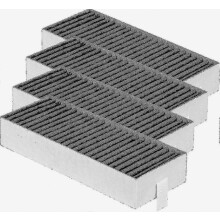 4 stuks actieve koolstoffilters voor afzuigkappen Siemens Hz9vrcr0 17004796 / Bosch Hez9vrcr0 17004805 / Neff Z821vr0 17004806 / Gaggen