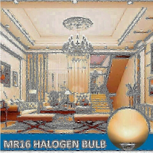 Halogen bulb GU5.3 50W 12V, 6-pack szrh21 styrc 2