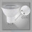 10 faretti LED GU10 da 7W, luce bianca calda 3000K, per interni, plafoniere 3