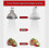 10 faretti LED GU10 da 7W, luce bianca calda 3000K, per interni, plafoniere 5