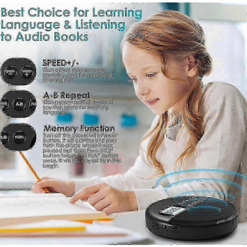 Επαναφορτιζόμενο CD player με Bluetooth και ενσωματωμένα ηχεία με τεχνολογία οθόνης 2