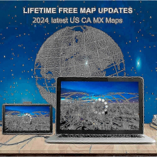 GPS αυτοκινήτου - 7 ιντσών, δωρεάν ενημερώσεις χαρτών εφ' όρου ζωής, κάμερες τα 2