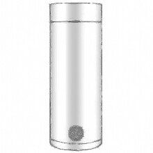 Draagbare waterkoker van 400 ml, elektrische warmwaterbeker voor op reis, verwarmend en verwarmend.