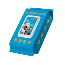 (20pcs 24*12*7cm) 20/50PCS Pet Glove Wipes for Dogs, Cats No-Rinse Deodorizing Dog Wipes for Paws
