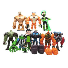 11pcs Earth Defender Hero Action Figures, Ben 10 Alien Toy Set with Movable Joints, Collectible Desktop Decorations