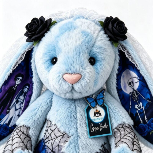 Bunny Plush Collection Gothic Stuffed Animal Doll, 10 Inch, 1 Pack
