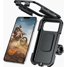 Support de téléphone étanche pour moto, support de vélo rotatif à 360 degrés, écran tactile sensible, compatible avec les téléphones de 5,5