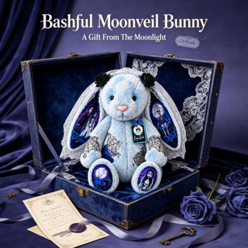 Bunny Plush Collection Gothic Stuffed Animal Doll, 10 Inch, 1 Pack 1