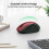 TeckNet TECKNET Wireless Mouse for Laptop, 4800 DPI Optical Computer Mice, Red 4