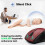 TeckNet TECKNET Wireless Mouse for Laptop, 4800 DPI Optical Computer Mice, Red 3
