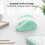 TeckNet TECKNET Wireless Mouse for Laptop, 4800 DPI Optical Computer Mice, Green 6