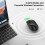 TeckNet TECKNET Wireless Mouse for Laptop,4800 DPI Optical Computer Mice,Dark Black 4