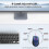 TeckNet TECKNET Wireless Mouse for Laptop, 4800 DPI Optical Computer Mice, Blue 4