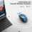 TeckNet TECKNET Wireless Mouse for Laptop, 4800 DPI Optical Computer Mice,Dark Blue 4