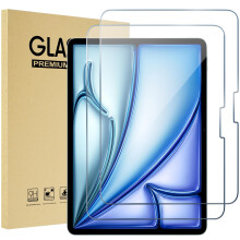 ProCase Screen Protector for iPad Air 13 Inch (M3/M2, 2025/2024)/ iPad Pro 13 Inch (M4) 2024, Tempered Glass Screen Saver Protective Film Guard for iP
