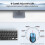 TeckNet TECKNET Wireless Mouse for Laptop, 4800 DPI Optical Computer Mice,Dark Blue 2