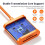 USB C SD Card Reader for iPhone,Dual Slot Type C Memory Card Reader-Orange 6