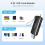 UGREEN SD Card Reader 4.0, USB-C & USB-A Memory Card Reader 312MB/s(Black) 4