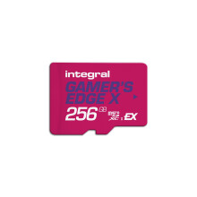 Integral 256GB Gamer's Edge X Micro SD Express Card for Nintendo Switch 2, up to 890MB/s Read, 750MB/s Write, 4K Video, A1, NVMe PCIe, High-Speed Gami