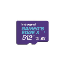 Integral 512GB Gamer's Edge X Micro SD Express Card for Nintendo Switch 2, up to 890MB/s Read, 810MB/s Write, 4K Video, A1, NVMe PCIe, High-Speed Gami