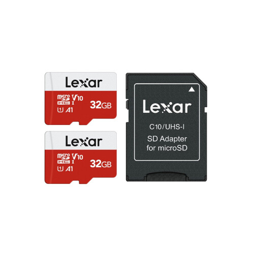 Lexar Lexar Micro SD Card 32GB 2 Pack E Series, Up to 100MB/s, microSDXC