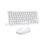TeckNet TECKNET Mini Wireless Keyboard and Mouse Set, 2.4G Cordless USB, White 1