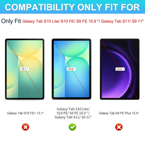 XunyLyee 3 Pack Screen Protector for Samsung Galaxy Tab S10 Lite/ S10 FE 1