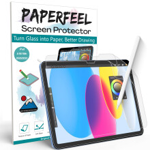 PAPERFEEL 2 Pack Screen Protector for iPad A16 11th 10th Gen 2025 2022
