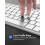 TeckNet TECKNET 2.4G Wireless Compact Mini Keyboard, UK Layout, Silver 4