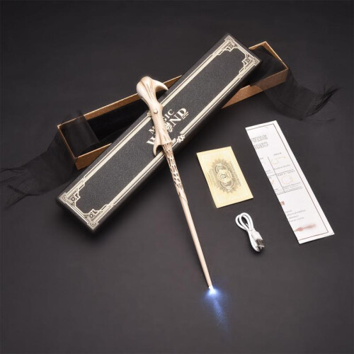 (6) Harry Potter Wand Illuminating Rechargeable Elder Wand, Engraved USB Light Up Magic Wand 2