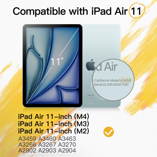 JETech Paper Matte Screen Protector for iPad Air 11" M4/M3/M2, 1-Pack 1