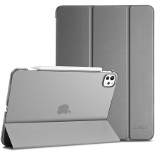 ProCase Smart Case for iPad Pro 11 Inch Case M5 2025/M4 2024(Model: A3357/A3358/A3359/A2836/A2837/A3006), Slim Folio Stand Hard Shell Protective Table