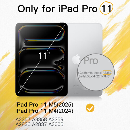 JETech Paper Matte Screen Protector for iPad Pro 11" M5/M4, 1-Pack 1