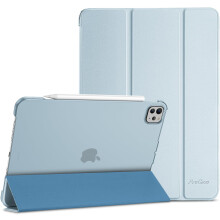 ProCase Smart Case for iPad Pro 11 Inch Case M5 2025/M4 2024(Model: A3357/A3358/A3359/A2836/A2837/A3006), Slim Folio Stand Hard Shell Protective Table