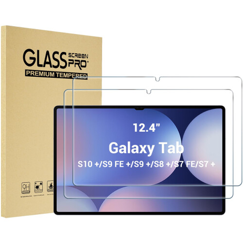 ProCase 2 Pack Screen Protector for Galaxy Tab S10 Plus 2024/S9 FE Plus