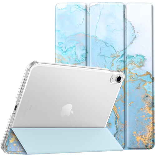 EasyAcc Case for iPad (A16) 11th/10th Generation 2025/2022, Blue Marble
