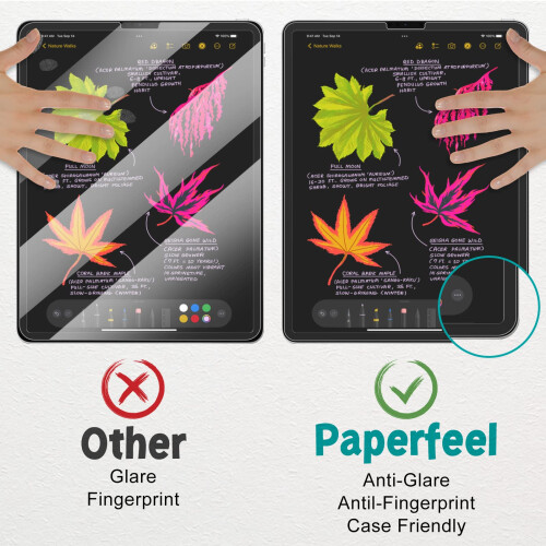 PAPERFEEL 2 Pack Screen Protector for iPad A16 11th 10th Gen 2025 2022 2