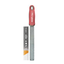 Microplane Zester Grater in Lipstick Pink for Citrus Fruits Hard Chees