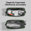 tomtoc Electronics Organizer Travel Case Performance, Cable Tech Pouch 5