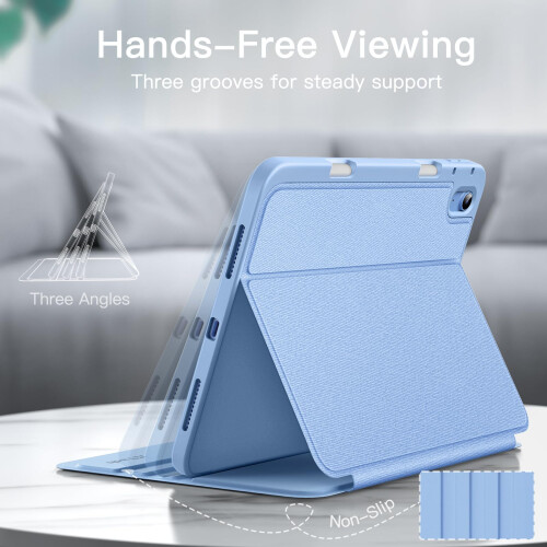 JETech Folio Case for iPad (A16) 11th/10th Gen, Blue 2