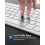 TeckNet TECKNET 2.4G Wireless Compact Mini Keyboard, UK Layout, White 5