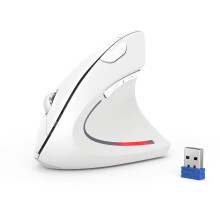 TECKNET Wireless Ergonomic Mouse 4800DPI Vertical 2.4G Cordless Mouse,White