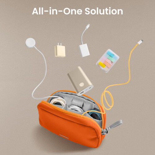 tomtoc Electronics Organizer Travel Case, Cable Organizer for Essentials 2