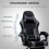 GTPLAYER Fabric Gaming Chair Massage Ergonomic Computer Chair with Foo 2
