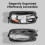 tomtoc Electronics Organizer Travel Case Performance, Cable Tech Pouch 5