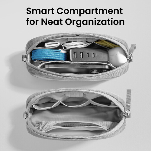 tomtoc Electronics Organizer Travel Case, Cable Organizer for Essentials 2