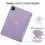 JETech Case for iPad Pro 11" 4/3/2/1, Light Purple 4