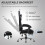 GTPLAYER Fabric Gaming Chair Massage Ergonomic Computer Chair with Foo 4