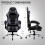 GTPLAYER Fabric Gaming Chair Massage Ergonomic Computer Chair with Foo 5